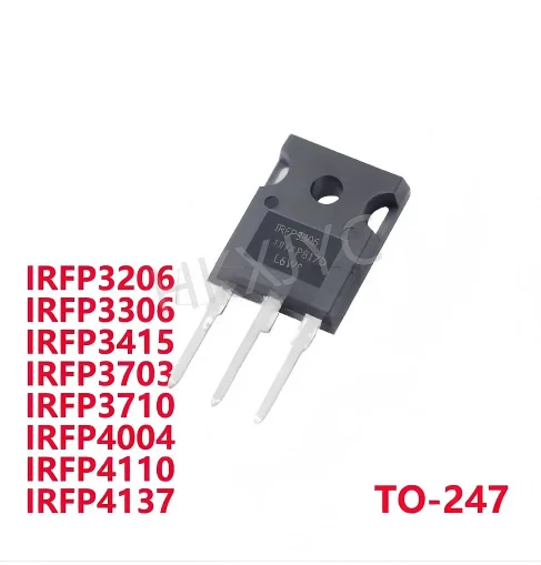 5/PCS New IRFP3206 IRFP3306 IRFP3415 IRFP3703 IRFP3710 IRFP4004 IRFP4110 IRFP4137 TO-247 Field effect tube Ship Immediately