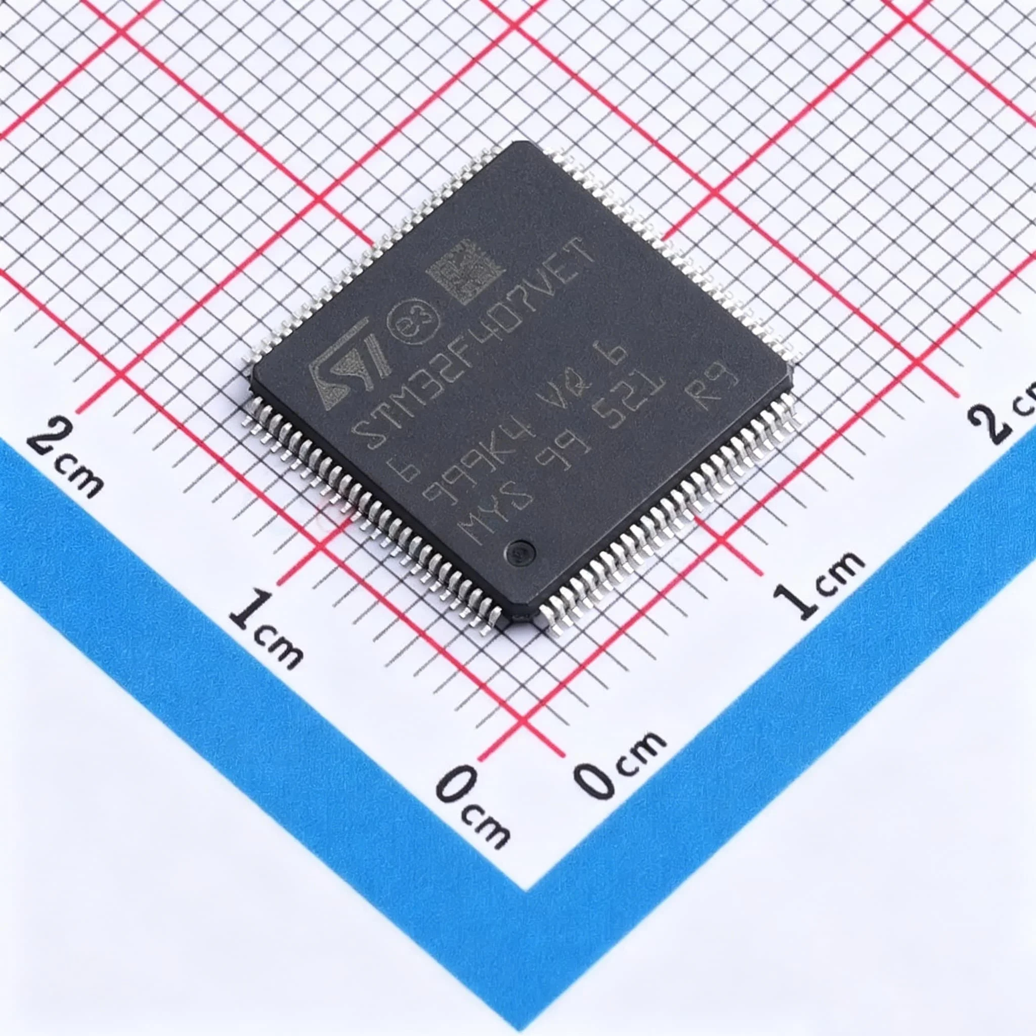 100% New 1/10/30PCS STM32F407VET6 STM32F407VGT6 STM32F407 VET6 STM32F407 VGT6 QFP-100 Chipset