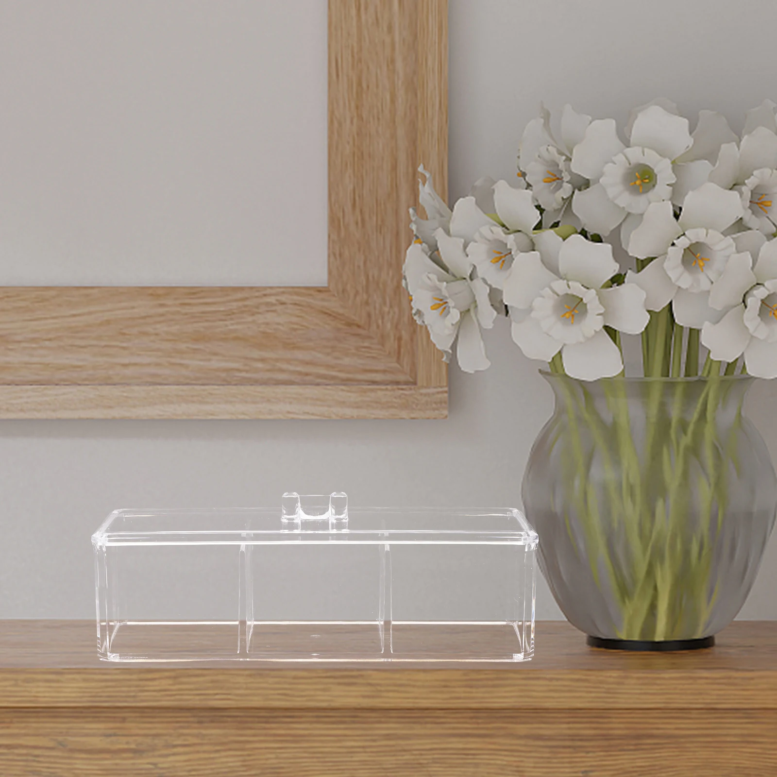 

Desktop Storage Box Accessories Makeup Organizer Household Holder Acylic Acrylic Accessory Child Home