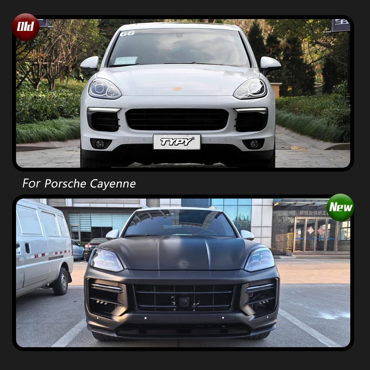 

Car Body Kit For Porsche Cayenne 958 2011-2017 958.1 958.2 Upgrade To Body Kit Bumpers Headlamps Car Accessories