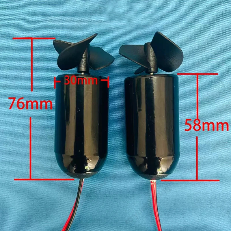 1쌍 RC 미끼/견인선 개조 3-12V 수중 모터 고정 브래킷 방수 ROV 추진기 고속 DIY 잠수정 로봇용