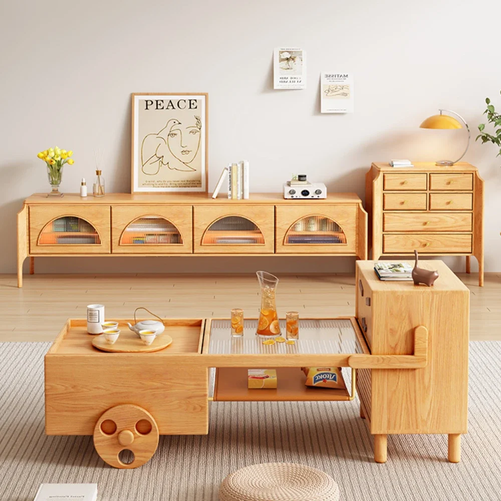 

Гостиная 1,7/2... 2-местный шкаф для телевизора в подарок, аудиовизуальный шкаф из массива ясеня