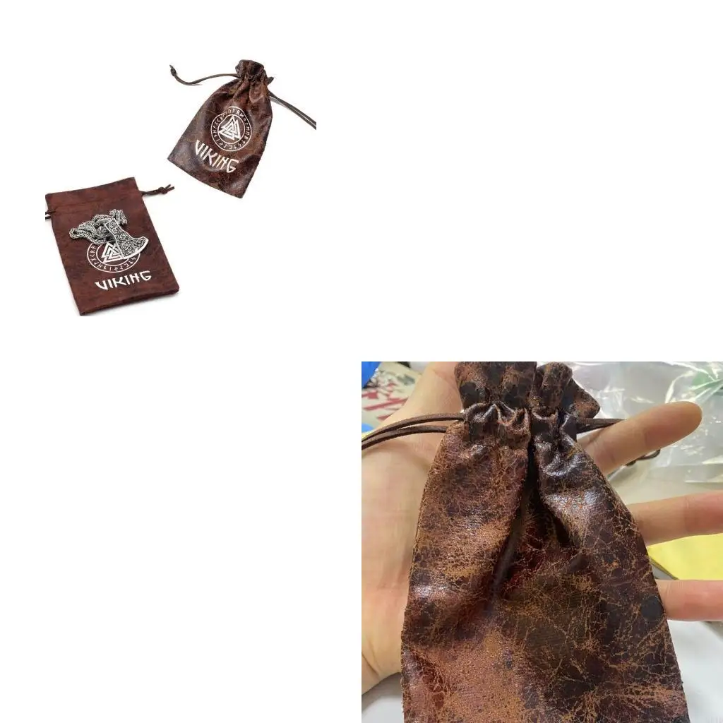 

Качественная средневековая сумка из искусственной кожи на шнурке для хранения особых случаев, дней рождения, Рождества и Дня