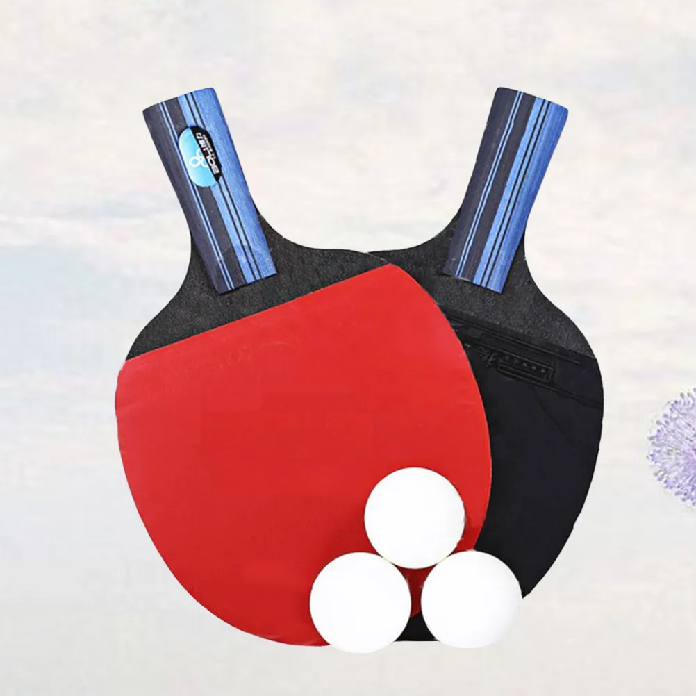 

Набор ракеток для настольного тенниса с длинной ручкой и обратной резиновой накладкой, ракетки для пинг-понга для всех уровней подготовки - ракетка для настольного тенниса с