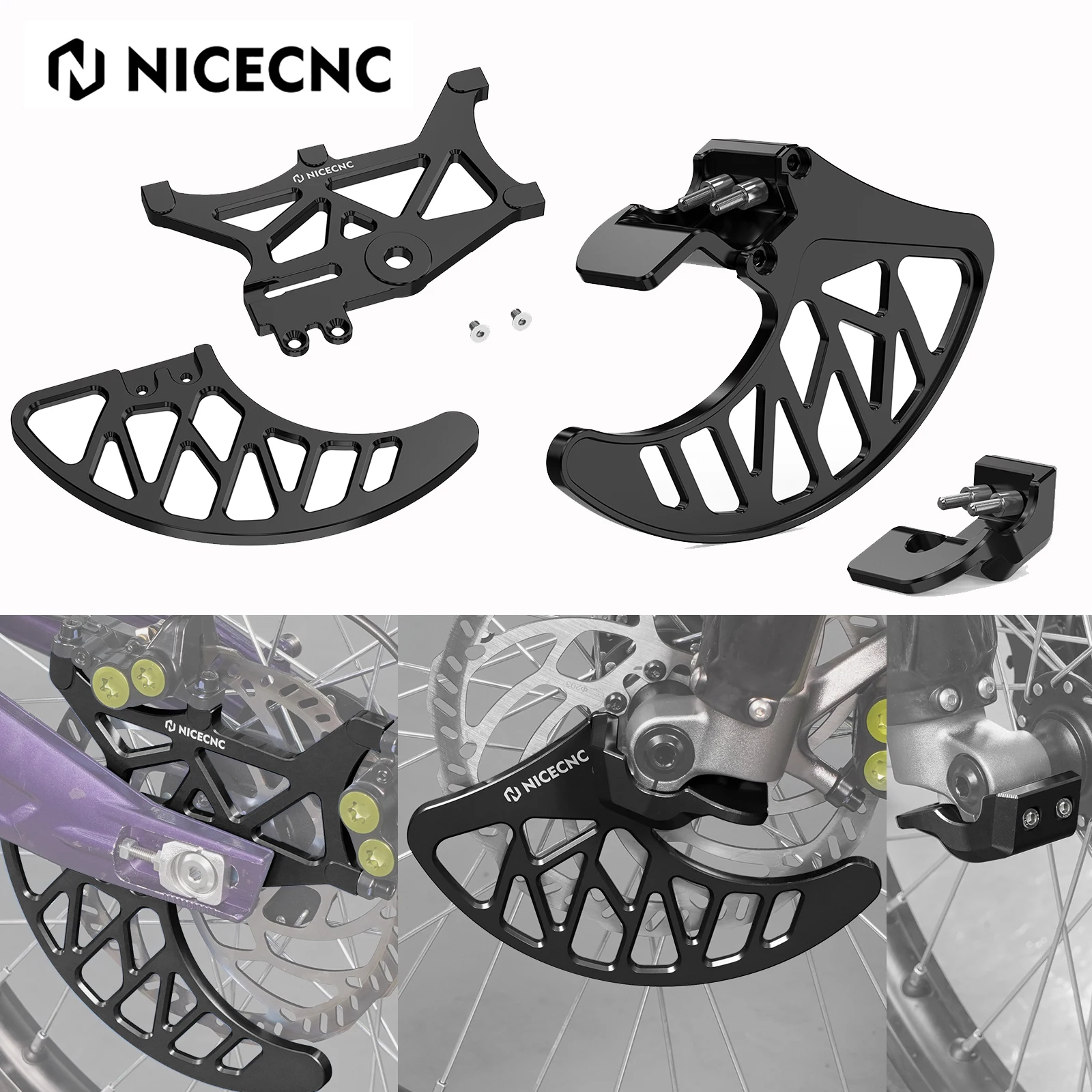 

For Sur-Ron light bee X S L1E Segway X160 X260 Surron Electrical Motorbike Front Rear Brake Disc Guard & Front Fork Leg Guards