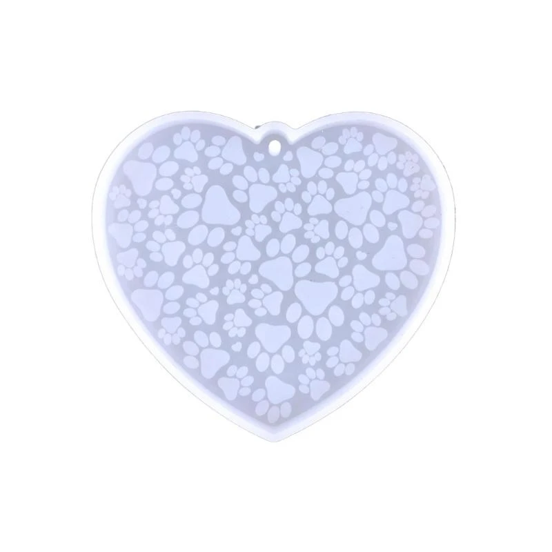 

Silicone Mold Various Symbols Keychain Mould With Hole Keyring Pendant DIY Craft