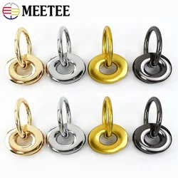 2/4/10Pcs 25*32mm Metal Eyelet Buckes O Ring Bag Side Clasp Handbag Strap Belt Clip Snap Hook DIY Leather Sewing Accessories