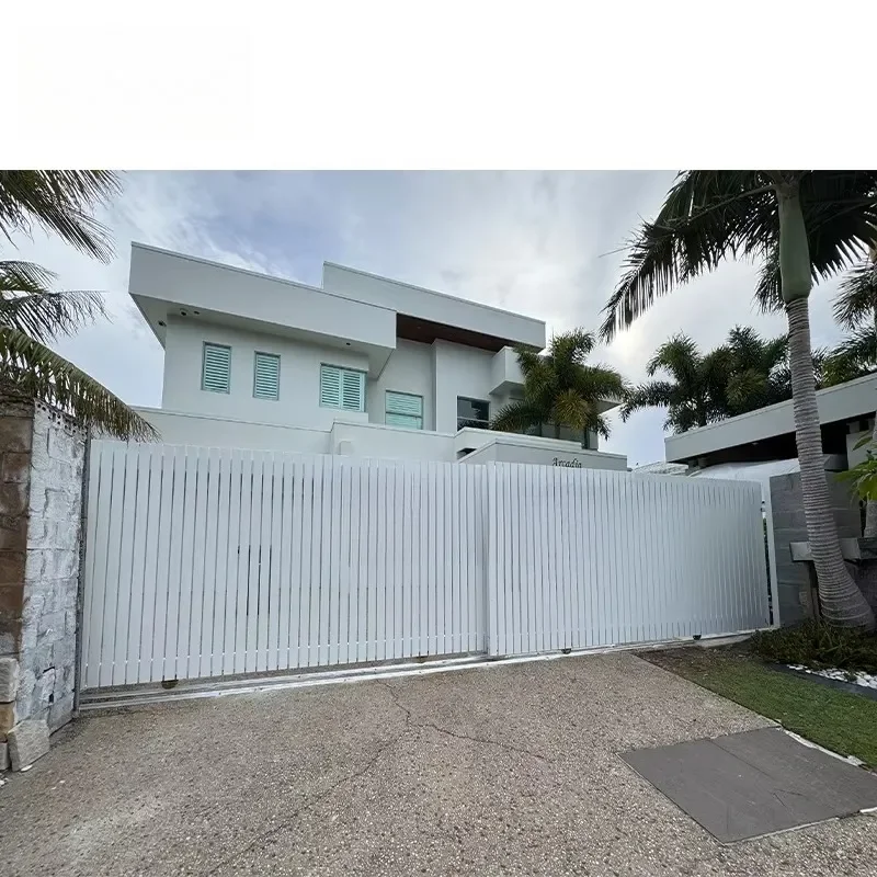 Garden Electric Customized Space-Saving Multi-Panel Aluminum Telescopic Powder Coated Sliding Gate for House Driveway Yard