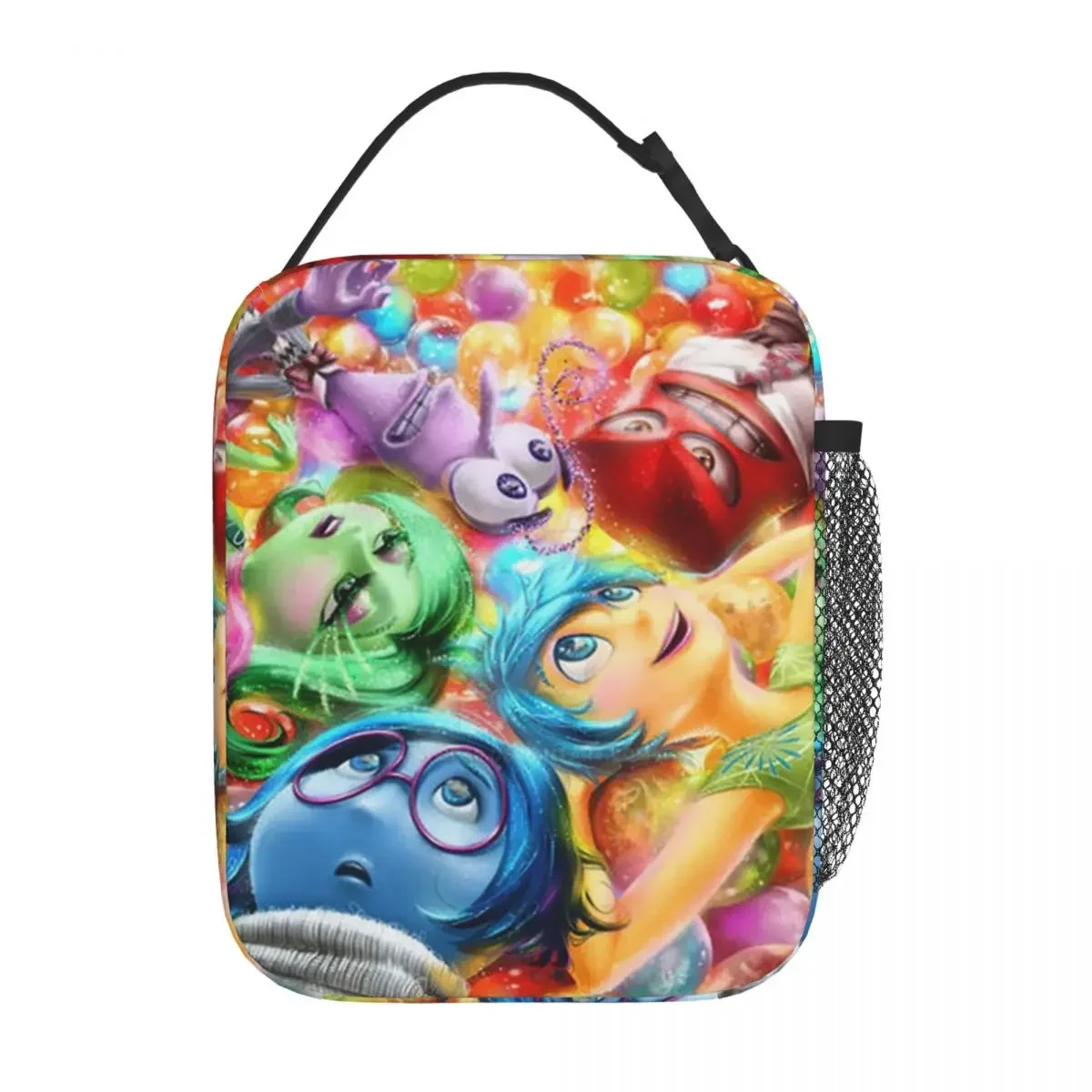 Inside Out 2 Characters Thermal Insulated Lunch Bag for Office Humor Anime Portable Bento Box Men Women Thermal Cooler Lunch Box