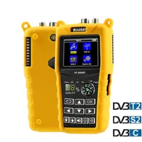 VF 6800P Satellite Finder DVB-T2 DVB-S2 DVB-C MPEG4 Digital Sat Finder Meter 2.4 Inch LCD HD for TV Tuner