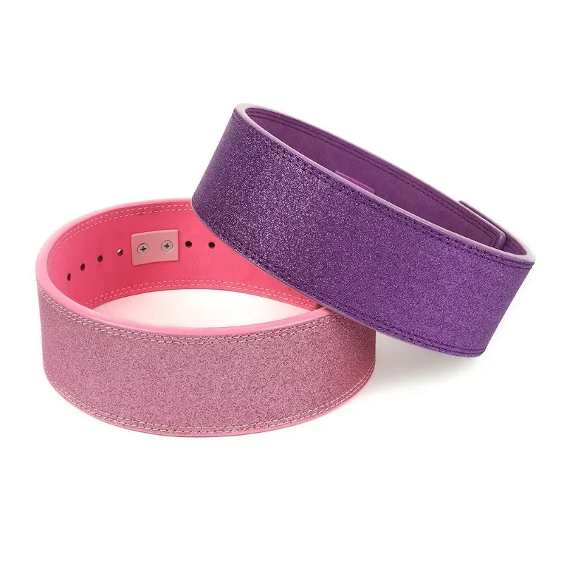 Fitness Weightlifting Belt Squat Bench Press Back Support Glitter Material Belt Gym Powerlifting Training Waist Protection