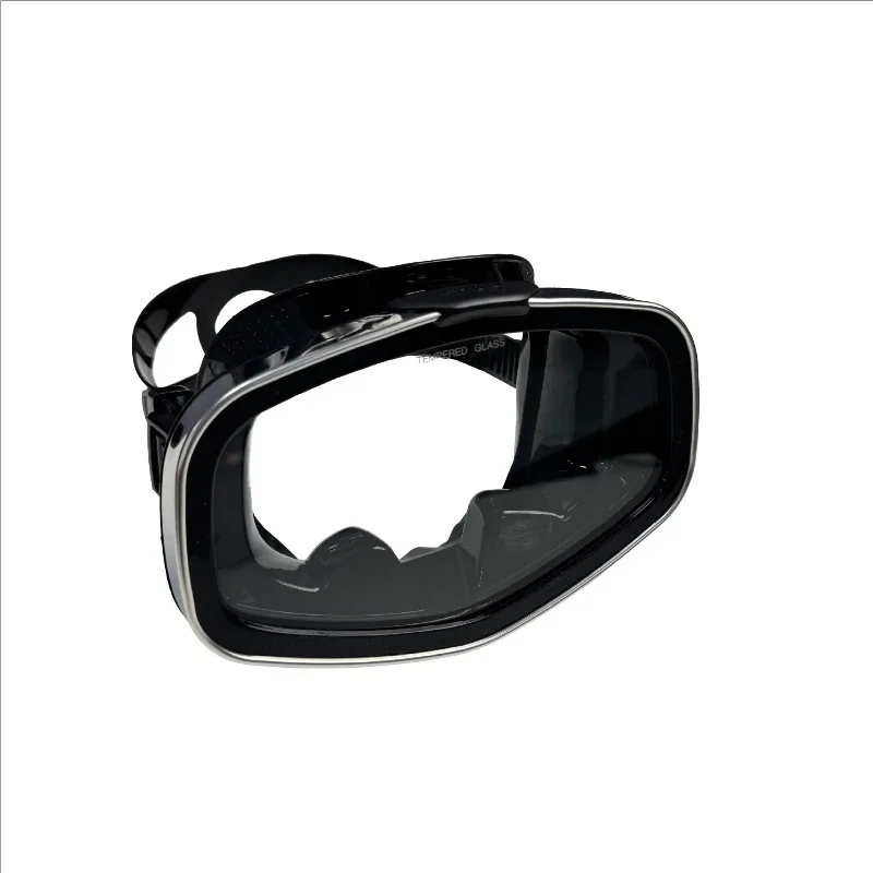 Free scuba mask, diving goggles tempered glass, silicone mask anti-choking, diving supplies