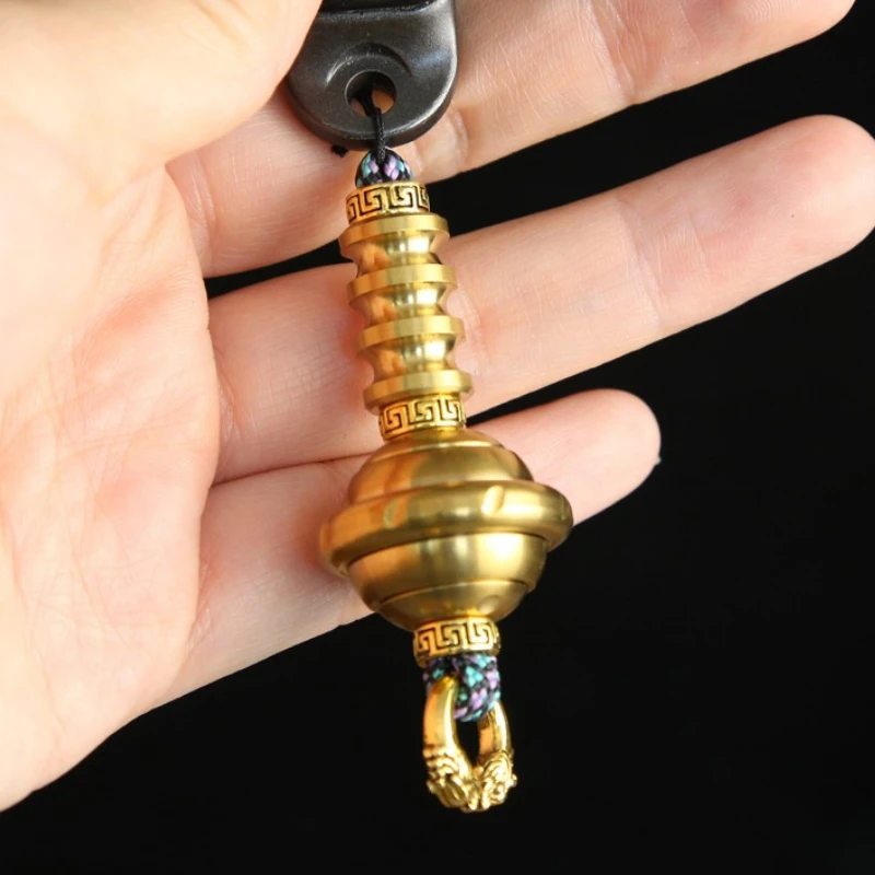 Mini Fidget Spinner en métal, couteau à main, pointe supérieure, porte-clés à rouleau, jouets anti-Stress EDC, Anti-anxiété pour enfants