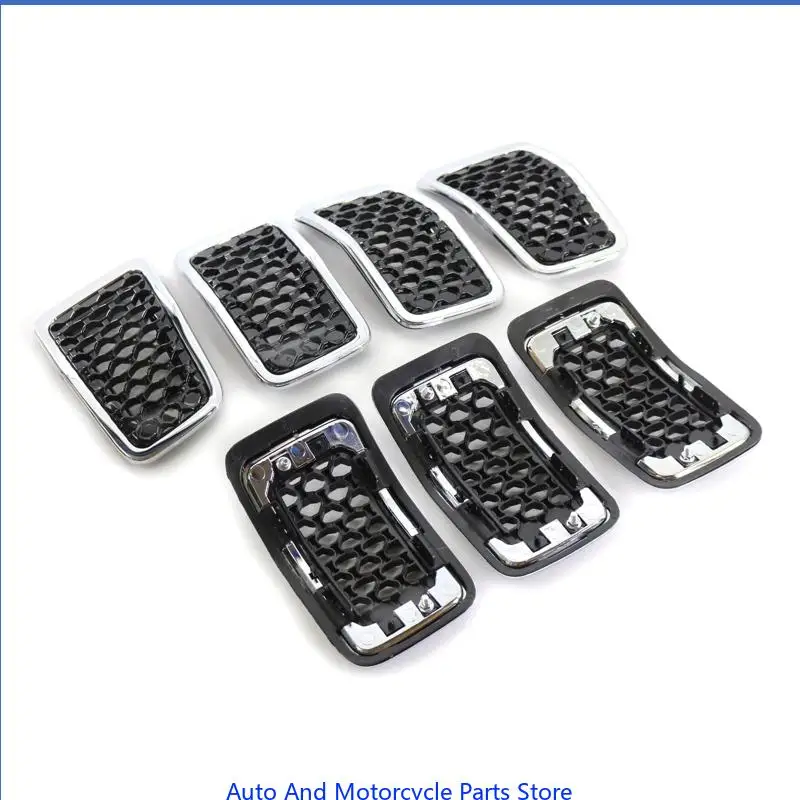 

P9FD Front Lower Bumper Grille Grill Black Mesh Cover Fit for Cherokee 2019-2022