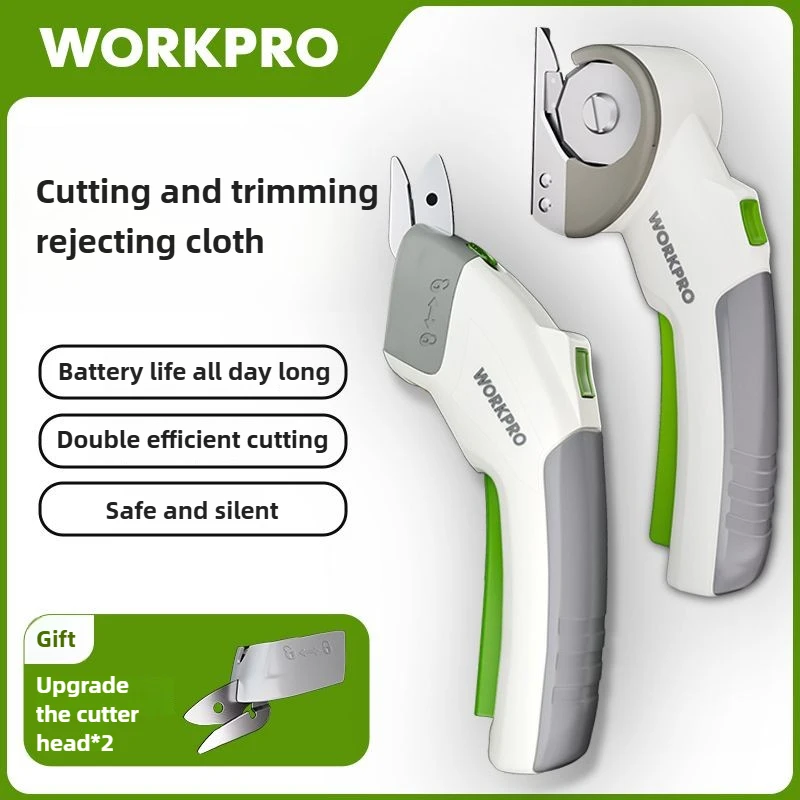 Electric Fabric Cutting Scissors Rechargeable Portable Tailor Scissors with Tungsten Steel Blades for Leather And Fabric Work