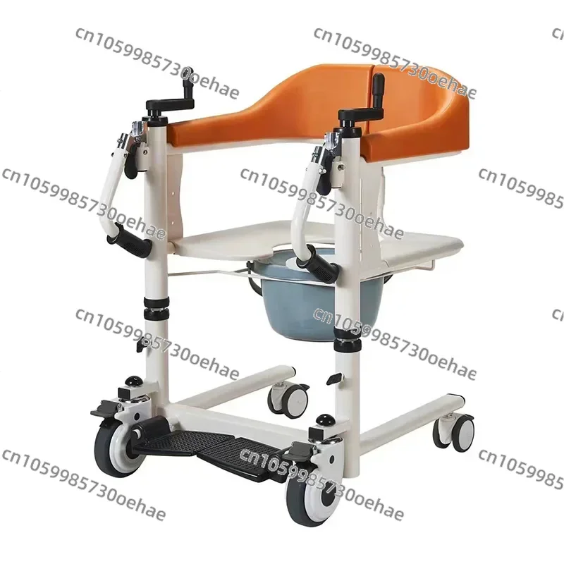 Hand-Cranking Shift Machine Disabled Care Multi-Function Toilet Hand-Cranking Lifting Shifter Bath Chair Double-Cranking Outlet