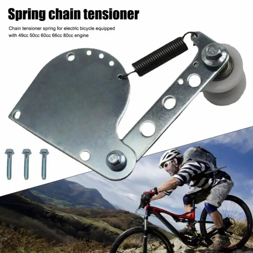 High Strength Motorcycle Spring Chain Tensioner wheel for 49cc 66cc 80cc Engine Motorized Bike 2 Stroke Engines