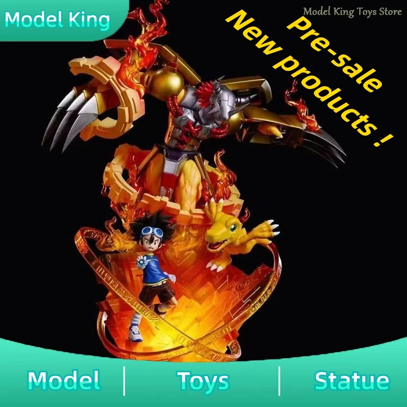 

New Digimon Adventure Figures Taichi Agumon War Greymon Anime Figures PVC statue Collection Model desk Ornament Toys Gifts