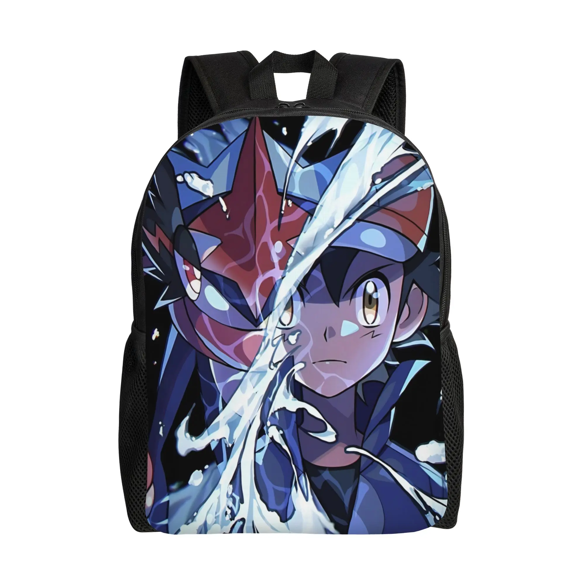 

1PC Fashion Backpacks pokemon greninja Daypack funko Cool Journey Zipper Closure Rucksack