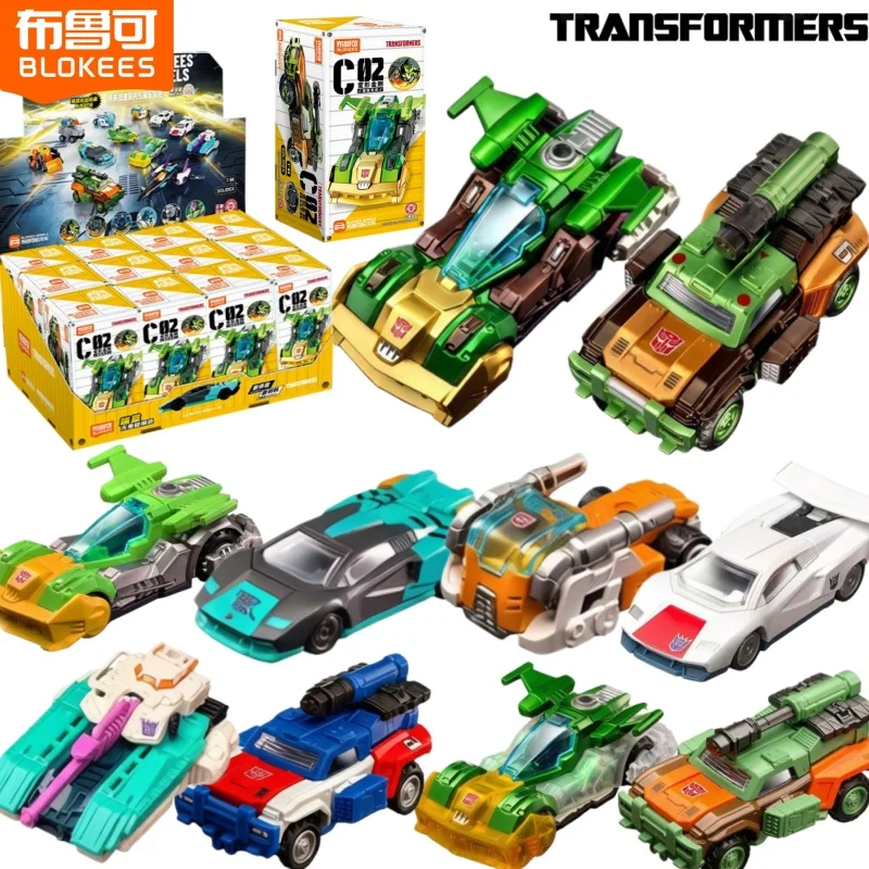 Bloques de Construcción Transformers BLOKEES, Coche C02 Thunder Racing Springer Roadbuster, Juguete para Niños, Coleccionable