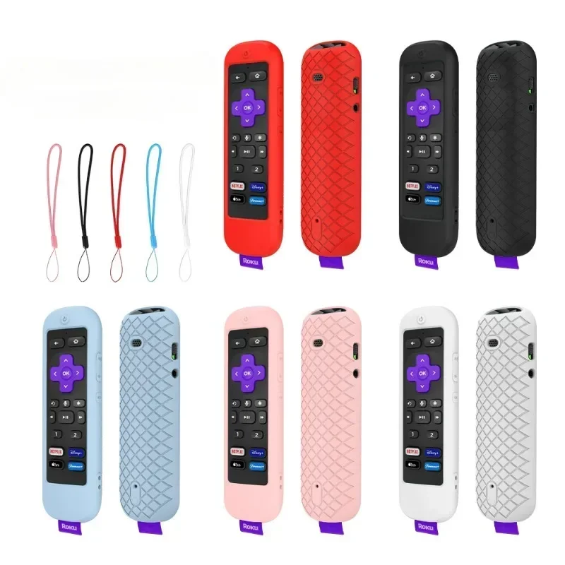 2022 Dustproof Cover for Roku Ultra Remote Control Smart TV Stick Silicone Case Replacement Shockproof Protective Cover