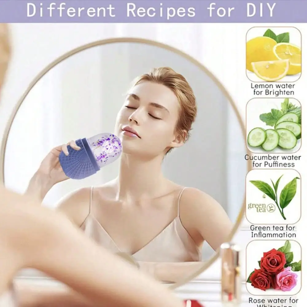 Silicone Ice Facial Roller Herbruikbare Face Lifting Contouring Eye Beauty Massage Ice Globe Ballen Schoonheid Huidverzorging Tool