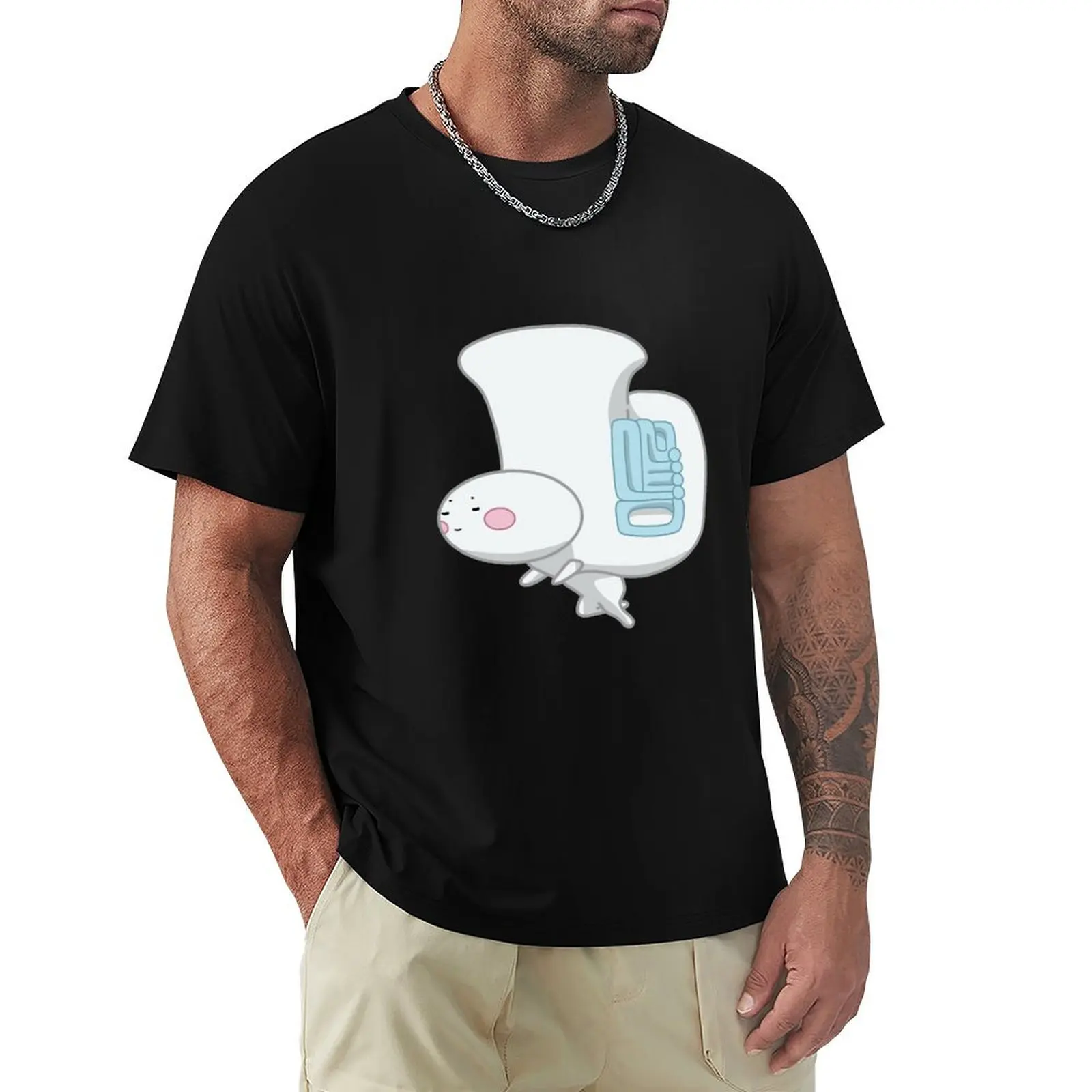 Tuba-Kun Hibike Euphonium T-Shirt Casual Breathable Short Sleeve Top