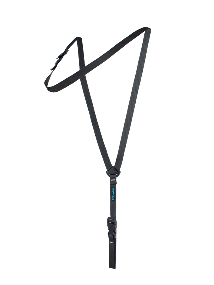 Adjustable Chest Ascender Fixing Strap, Shoulder Harness Sling For Outdoor Rock Climbing & Mountaineering