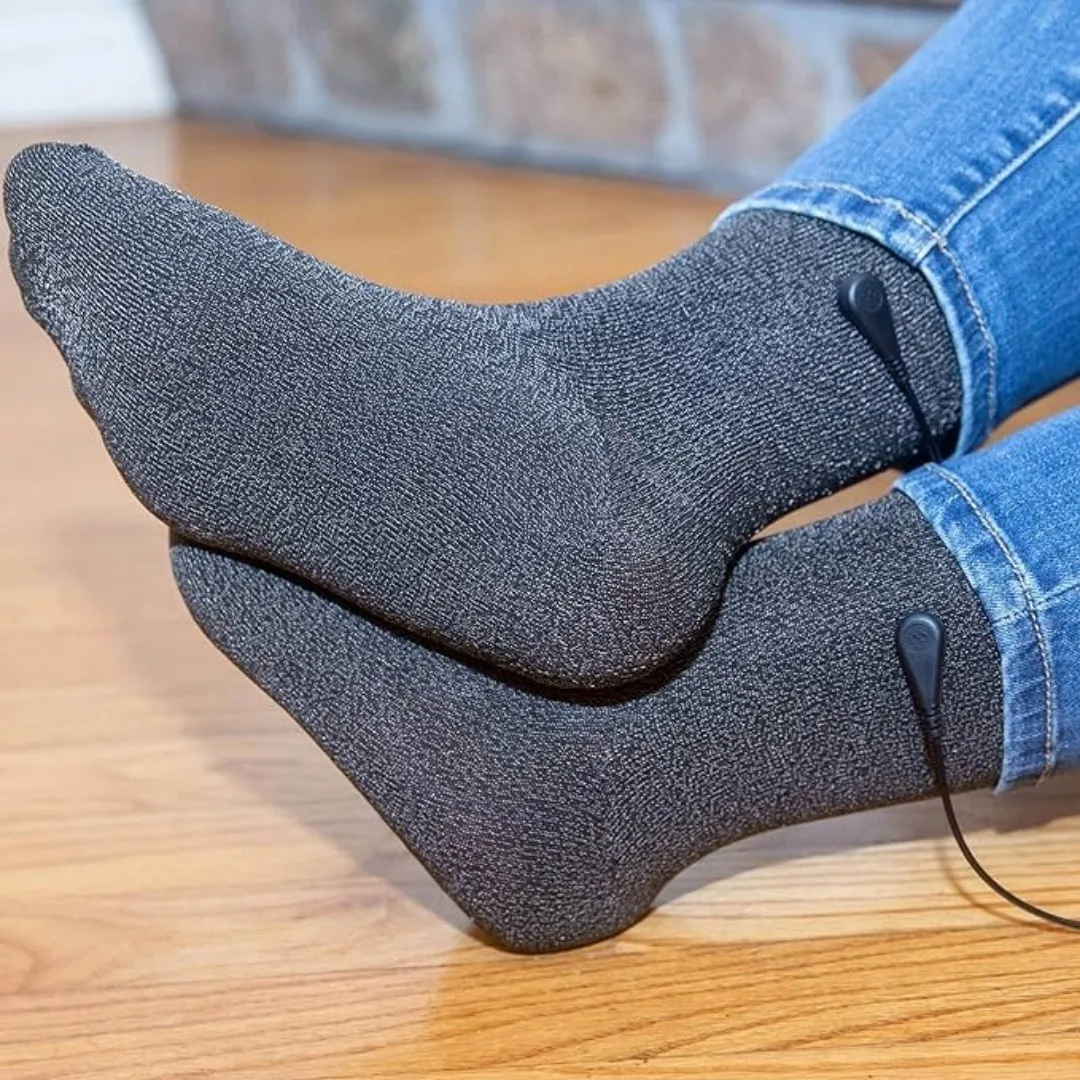 Meias Aterramento Condutivo para Aterrar Sapatos, Meias Infundidos Tornozelo, 22% Prata Pura, 5 Pares