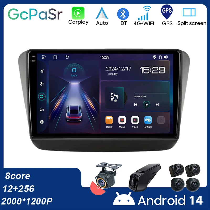 

For SUZUKI WAGON R 2019-2022 CarPlay 4G Car Android Auto Radio Stereo Multimedia Player GPS Navigation 5G WIFI DVD QLED