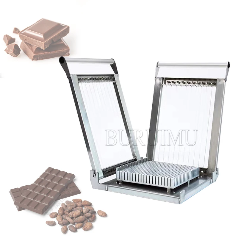 Chocolate guitar Cutting Machine jelly drops square cutter machine chocolate dicing machine Soft sweet slicing machine