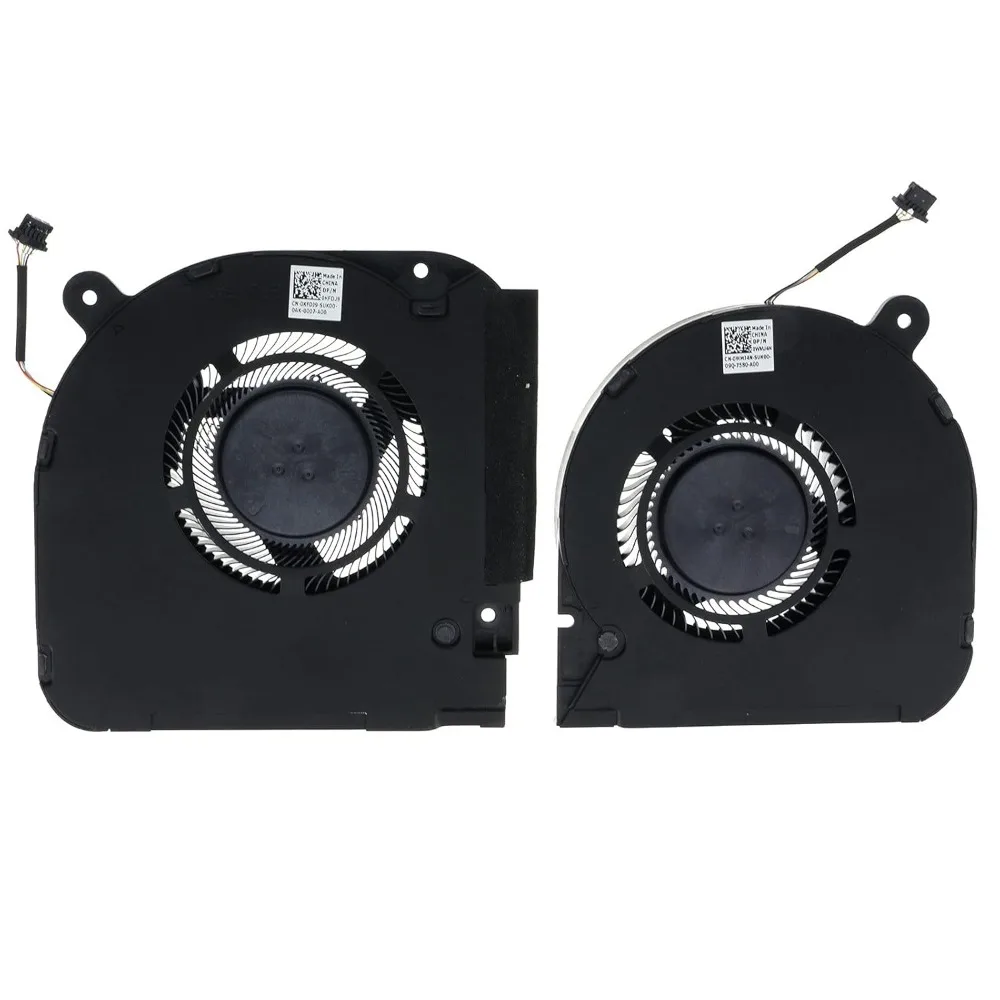 Replacement Laptop CPU / GPU 4 Line 5 Hole Cooling Fan for Dell G7 17 7700 G7700-7231BLK P46E 2020 Series Fan