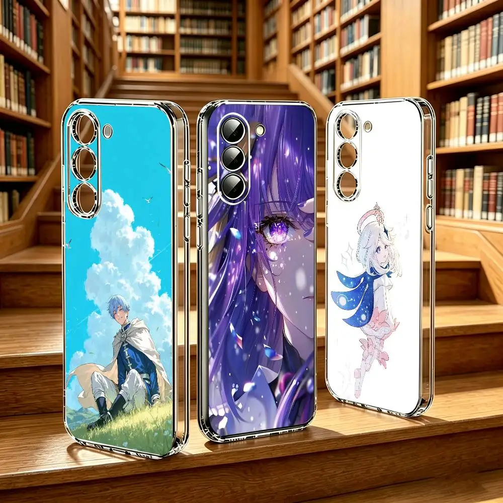 GG-Genshin Impact  Phone Case for Samsung Galaxy A55 A06 A16 A26 A36 A56 A25 A35 A15 A54 Clear TPU Soft Case