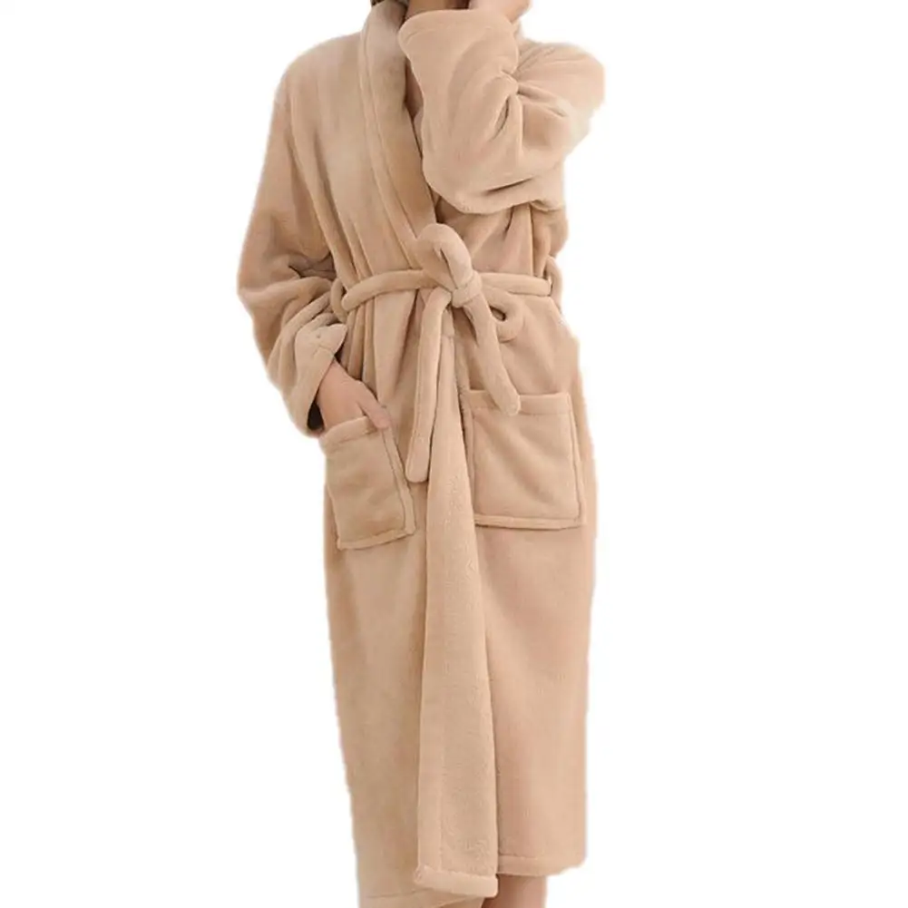 Mens Womens  Pajamas Terry Cloth Towel Spa Bath Robe Shawl Warm Sleepwear