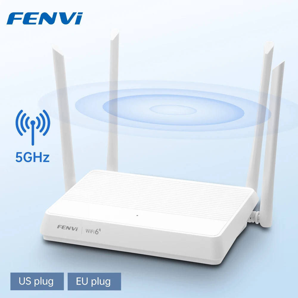 

Fenvi AX3000 MESH Support Dual-Band WIFI 6 Wireless Router High-Speed 4 Gigabit Ports 5G WiFi Strong Wall Penetration EU/US Plug