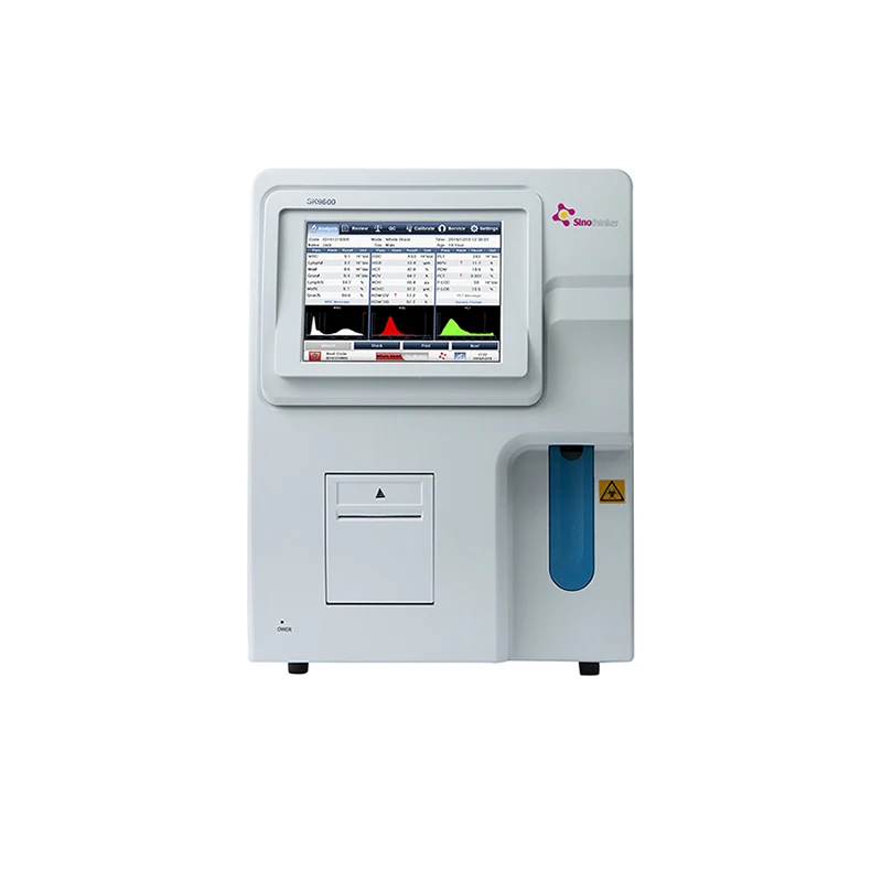 Professional Laboratory Equipment 3 Part Blood Cell Counter Machine Full-auto Hematology Analyzer with 8.4 Inch Touch Screen