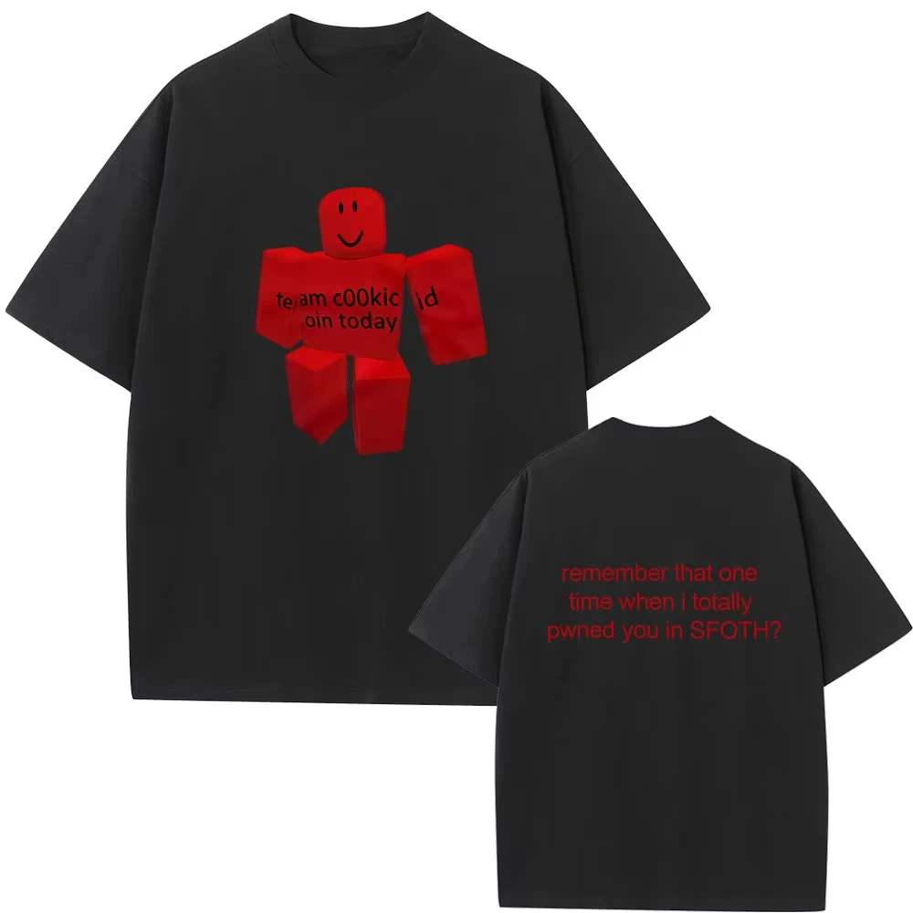 Johns lustige Fans vergessen die Mode-Streetwear aufgrund des T-Shirts Shedletsky Cotton, das lockeres Sommer-Streetwear-Shirt mit Grafik-T-Shirts darstellt. – Detail 3
