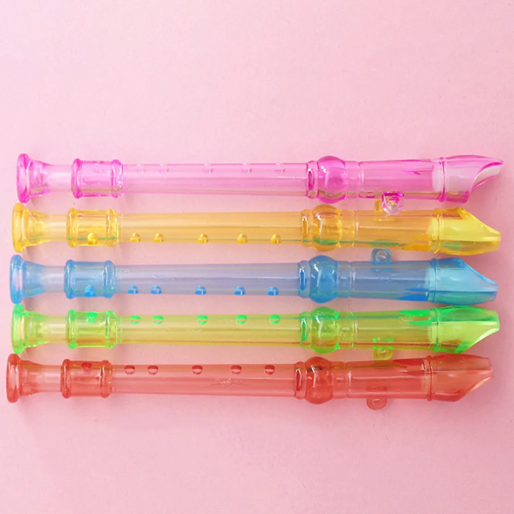 

12pcs 6-Hole Clarinet Kids Early Education Small Plastic Flute Musical Instruments Children Clarinet Beginner Practice