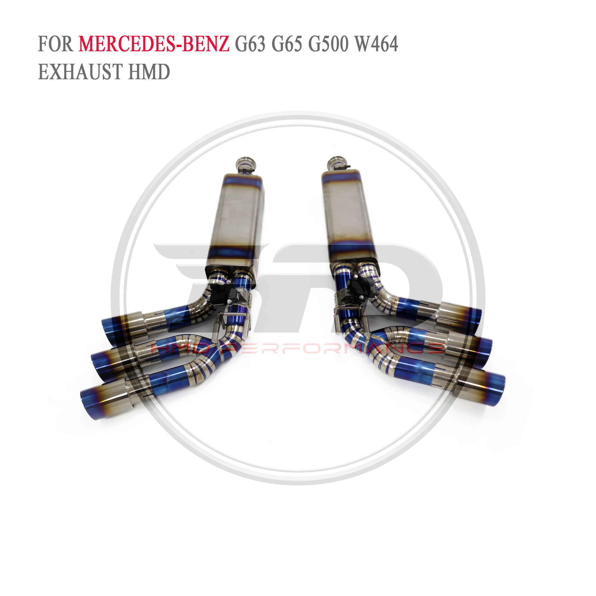 

HMD Exhaust System For Mercedrs BENZ G63 G500 G65 W464 Exhaust Catback Titanium Alloy Valve Exhaust Performance Upgrade