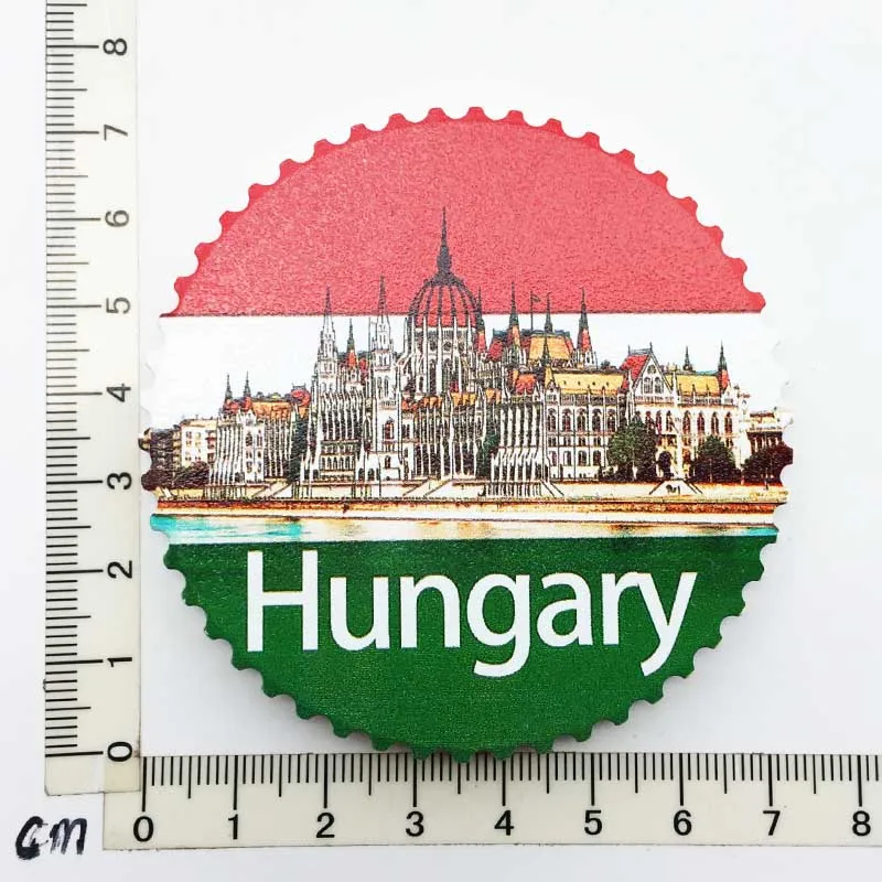 Hungary Flavor Landmark Building Fridge Magnets Tourist Souvenirs Crafts Refrigerator magnet Decoration Articles Handicraft Gift