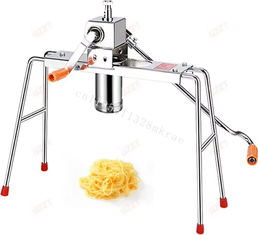 

stainless steel manual noodle machine Italian vegetable pasta maker durable kitchen tool