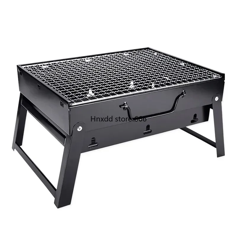 Barbecue Grill Household Outdoor Grill Smoke-Free Folding Carbon Satay Stove Small