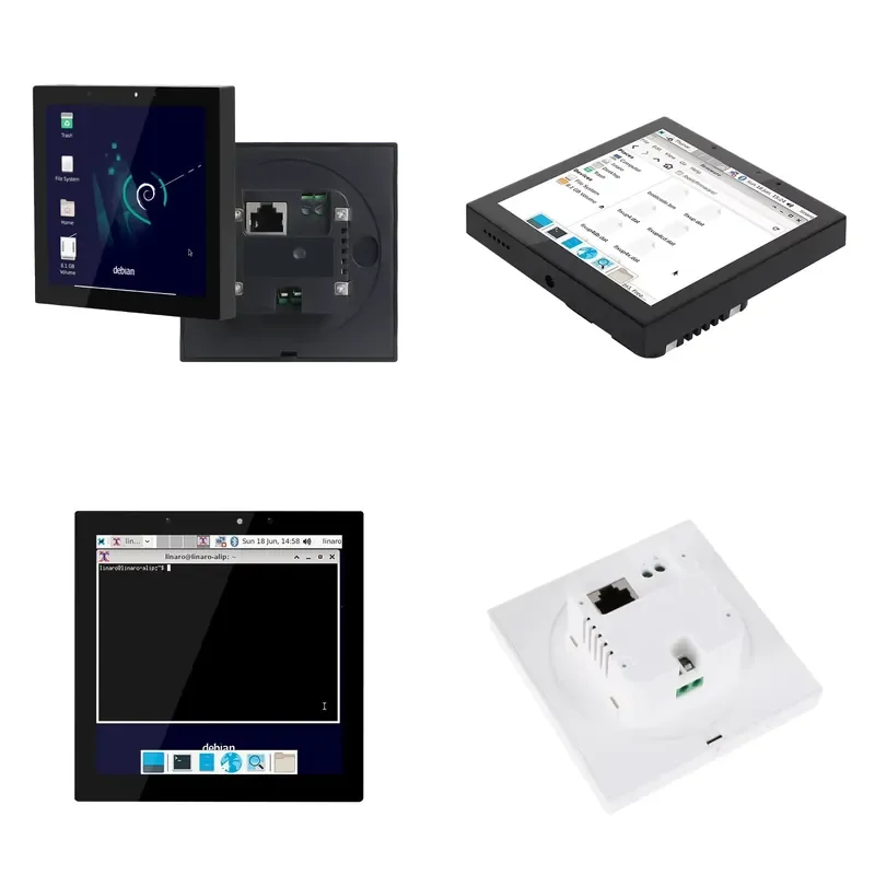 Smart Home Automation System Flush Mount 4'' Android Linux Touch Central Control Panel