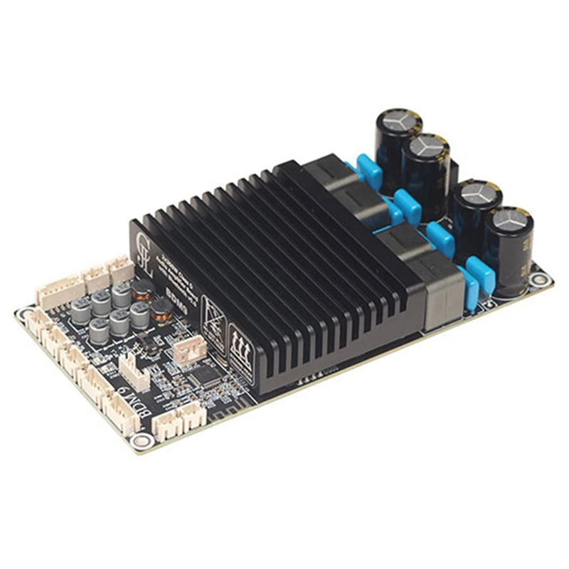 RISE-BDM9 TPA3255 2X300W Bluetooth Power Amplifier Board BT5.0 Stereo High Power Adjustable Tweeter