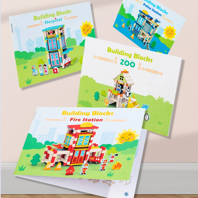كتل سقف الجسيمات الكبيرة المتوافقة مع منزل المدينة، مكعبات بناء القلعة، ألعاب الطوب للأطفال، هدية عيد الميلاد للأولاد والبنات