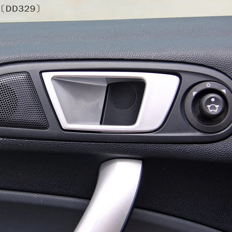 [[DD329] 1 قطعة فييستا فوكس Ecosport الباب غطاء المقبض الداخلي مقبض داخلي المسمار ثقب صغير غطاء الزخرفية