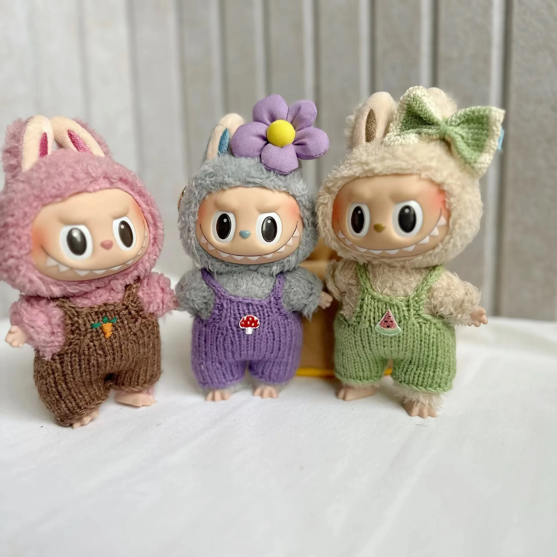 

15cm Handmade Labubu Idol Dolls Plush Doll'S Clothes Cute Clothing Hoodie No Doll Outfit Accessories Korea Kpop Exo Cos DIY Gift