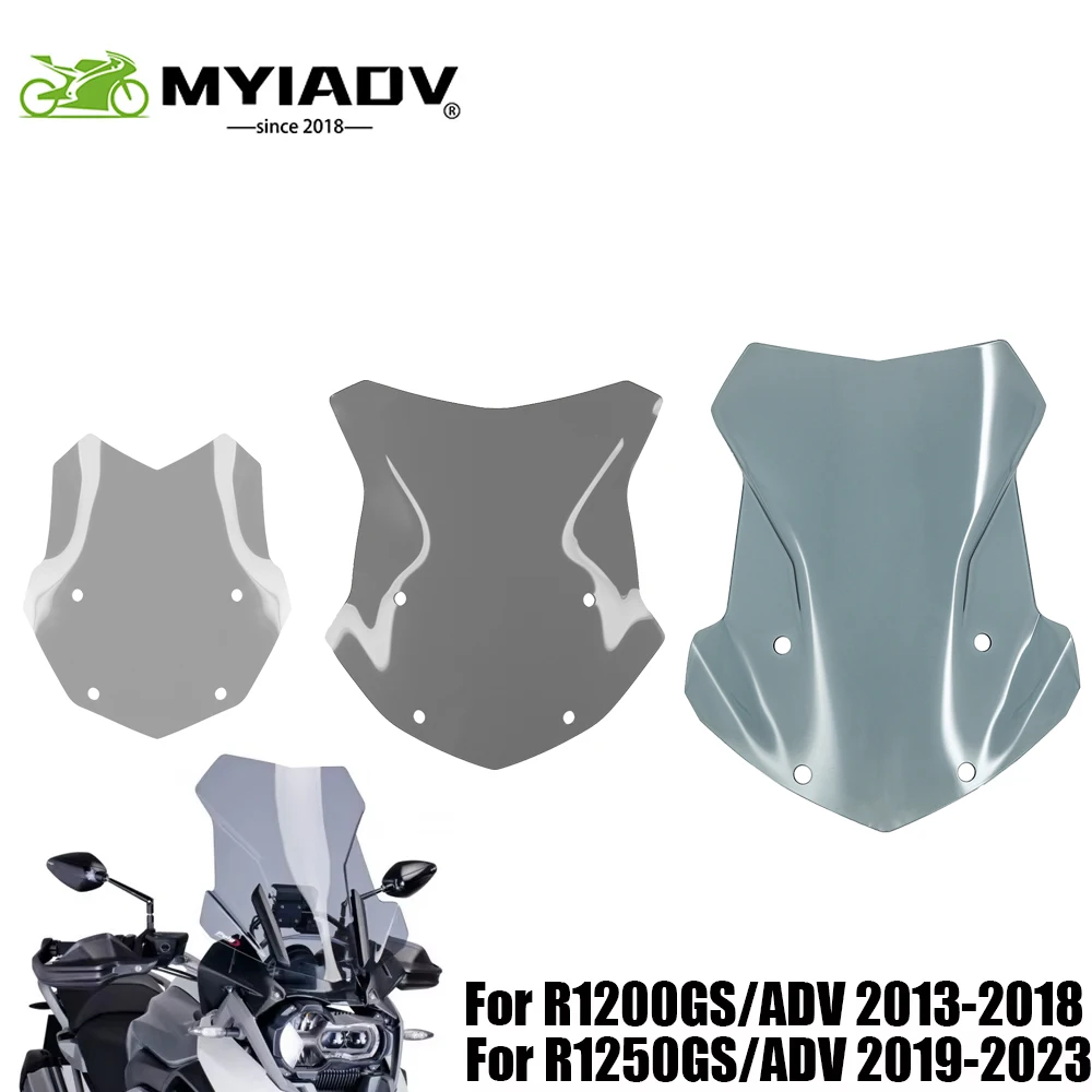 Parabrisas de motocicleta R1200GS R1250GS para BMW R1200GS LC ADV GS1250 Adventure Protector de pantalla contra el viento 2014-2023