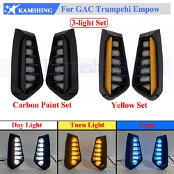 Kamshing 1 Set Modifying LED Daytime Running Light For Trumpchi GAC Empow 2021-2023 Front Driving Decorative Light Foglight