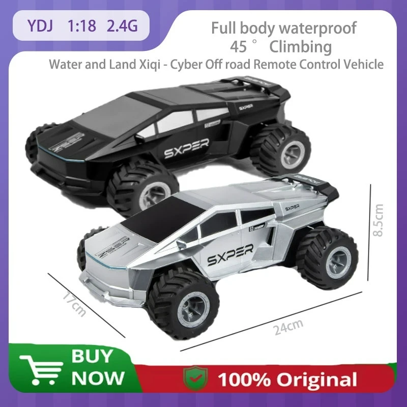 

Радиоуправляемые автомобили YDJ 1/18, 4WD, альпинистская вода и земля Xiqi — внедорожный радиоуправляемый автомобиль Cyber 360° ° Вращающаяся детская игрушка с дистанционным управлением для вождения в подарок